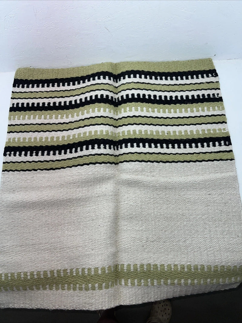 New ABetta White Green Show Saddle Pad Blanket 34x36 #31639 Pad-33