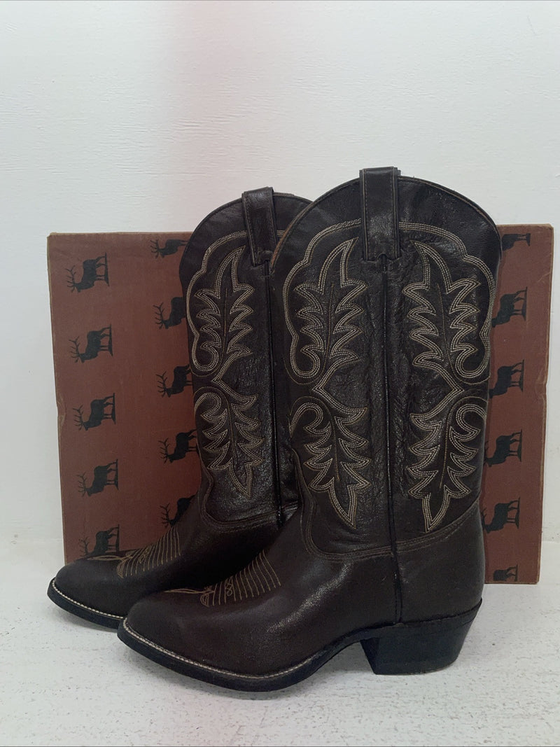New Men’s Brown Texas Imperial Cowboy Boots. M 117 9 D. 3-59