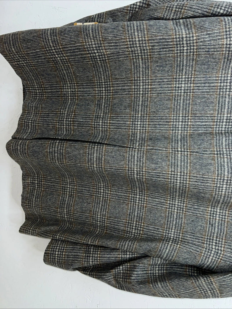 New Men’s California Ranchwear Gray Plaid Suit Jacket 42R #14753 R-602