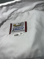 New Women’s White Tough 1 Comfort Riders Short Sleeve English Shirt. 34 G-57