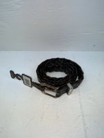 New Brown Genuine Leather Nocona Braided 36” Belt #A382 JJ-73