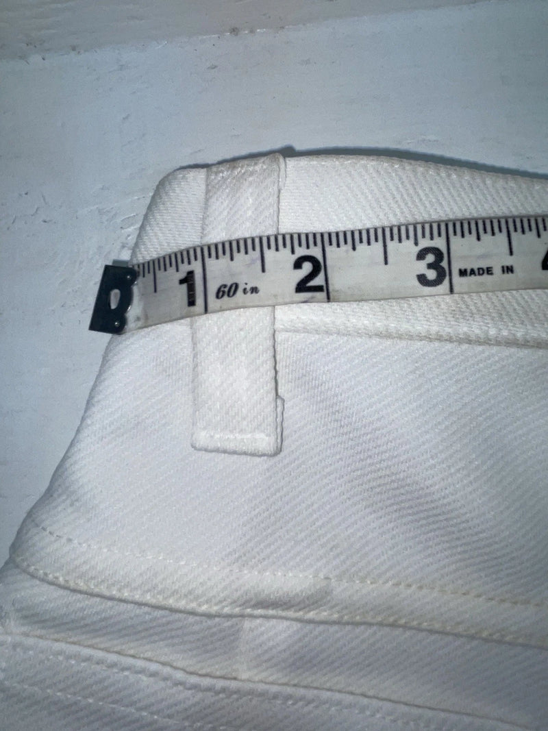New Vintage White Lee Polyester Pants #261201 ZZ-30