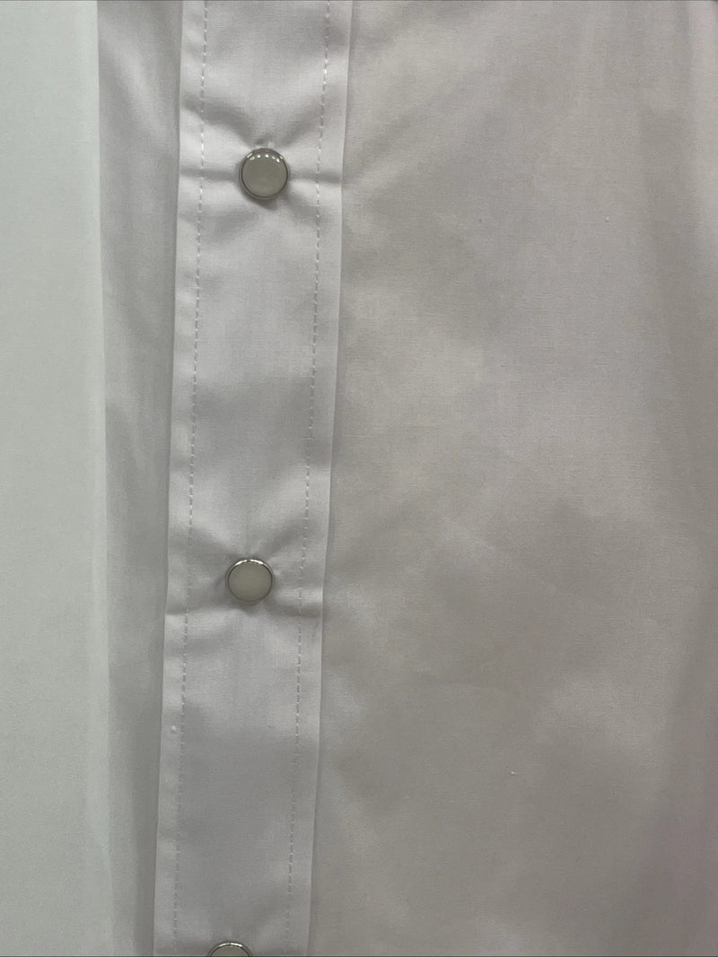 New Men’s White Horse White Long Sleeve Pearl Snap 3XL E-17