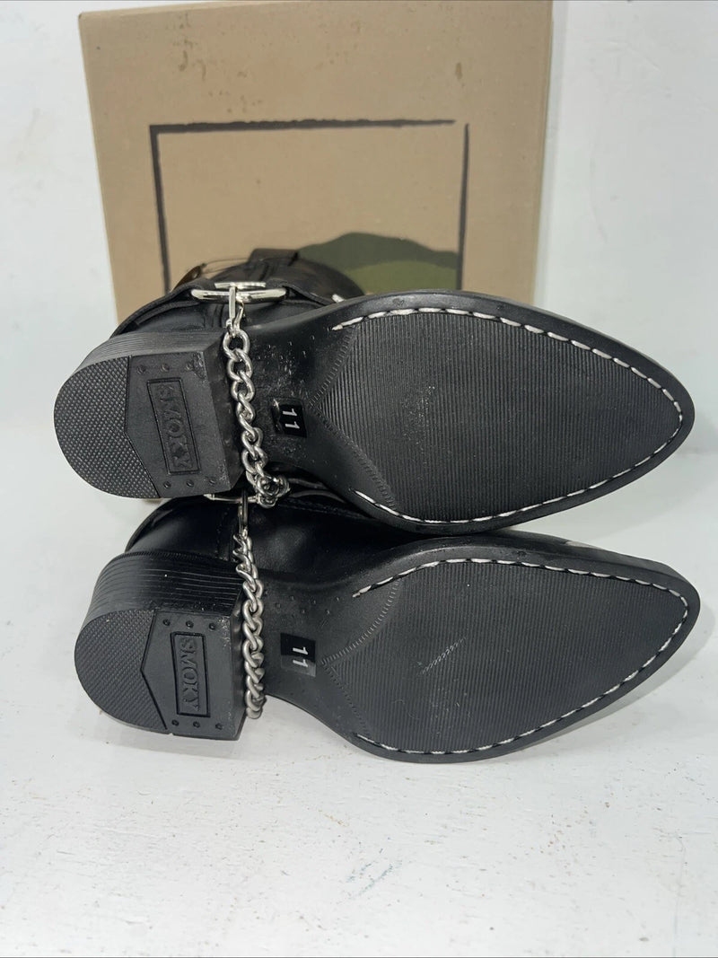 New Children’s Black Smoky Mountain Cowboy Boots. 1083 C 11 R. 24-91