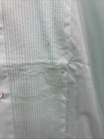 New Wayne Scott Blue Long Sleeve Button Up English Shirt Medium X-84