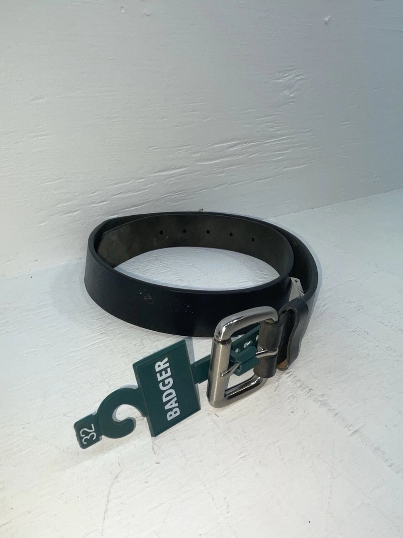 New Black Genuine Leather Badger 32” Belt #B3000 JJ-95