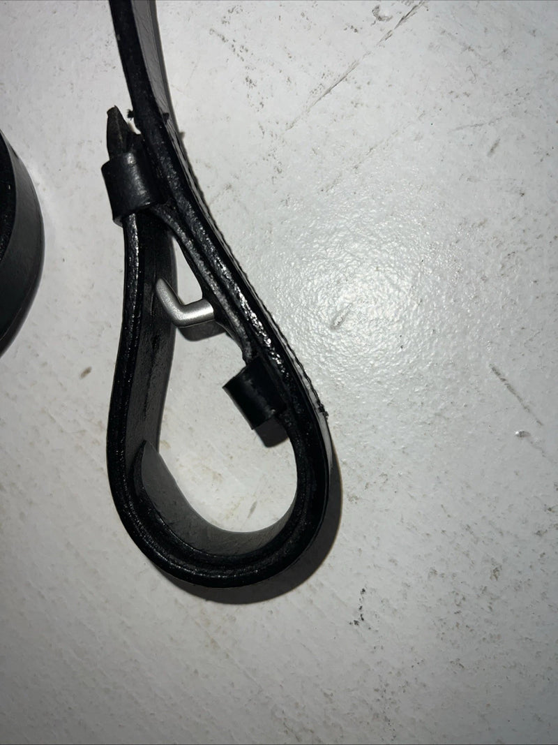 New Silver Fox Black Draft English Snaffle Bridle #20-8555-2 BB-35
