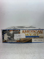 New Men’s Brown Lace Up American West Cowboy Boots. 6992 7.5 7 1/2 E W. 1-92