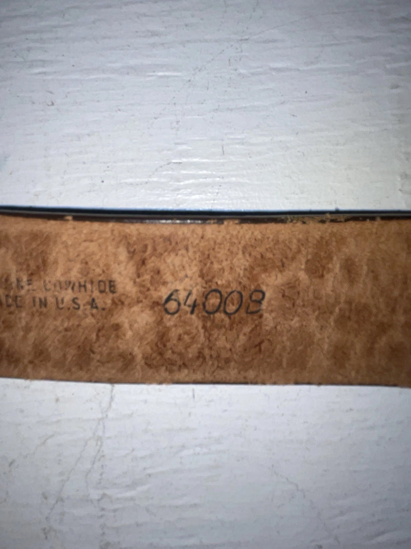 New Brown Genuine Leather Nocona Tooled 24” Belt #6400B NN-37