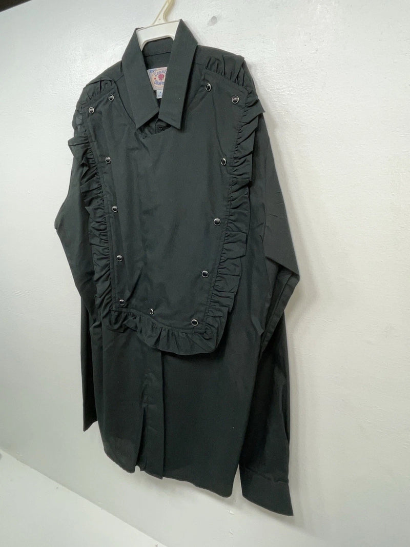 New Women’s Black Ely Country Charmer Long Sleeve Button Up Shirt M #14119 3B-35