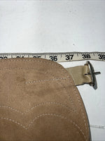 NOS Tan Show Chaps With Fringe Adjustable Waist 38 L-43