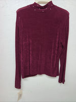 New Women’s Purple 1849 Authentic Range XL Long Sleeve Shirt #3458 UU-29