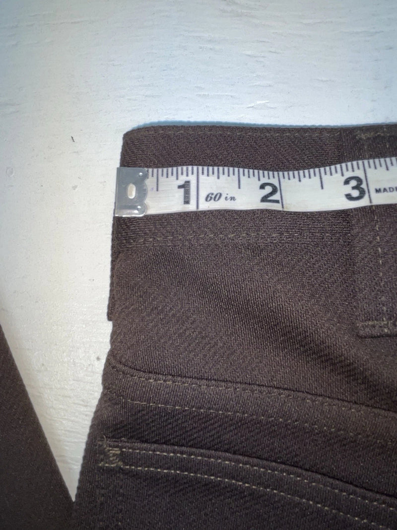 New Vintage Brown Lee Polyester Pants #2004021 3A-72