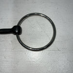 New Congress Leather O Ring Smooth Mouth Snaffle 5” Bit. #47784 U-9