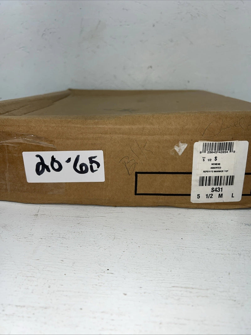 New Women’s Black Texas Brand Cowboy Boots. S431 5.5 5 1/2 M. 20-65
