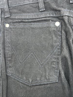 Nw Men’s Black Cowboy Cut Slim Fit Wrangler Jeans. 13/14x34 G-9