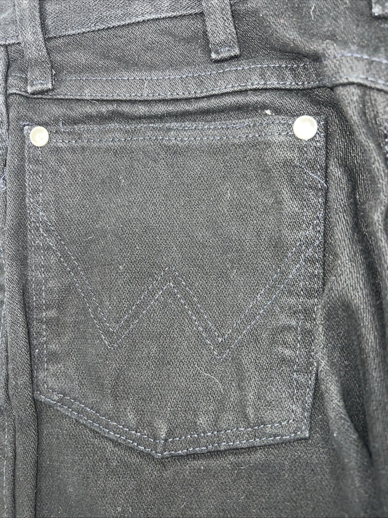Nw Men’s Black Cowboy Cut Slim Fit Wrangler Jeans. 13/14x34 G-9