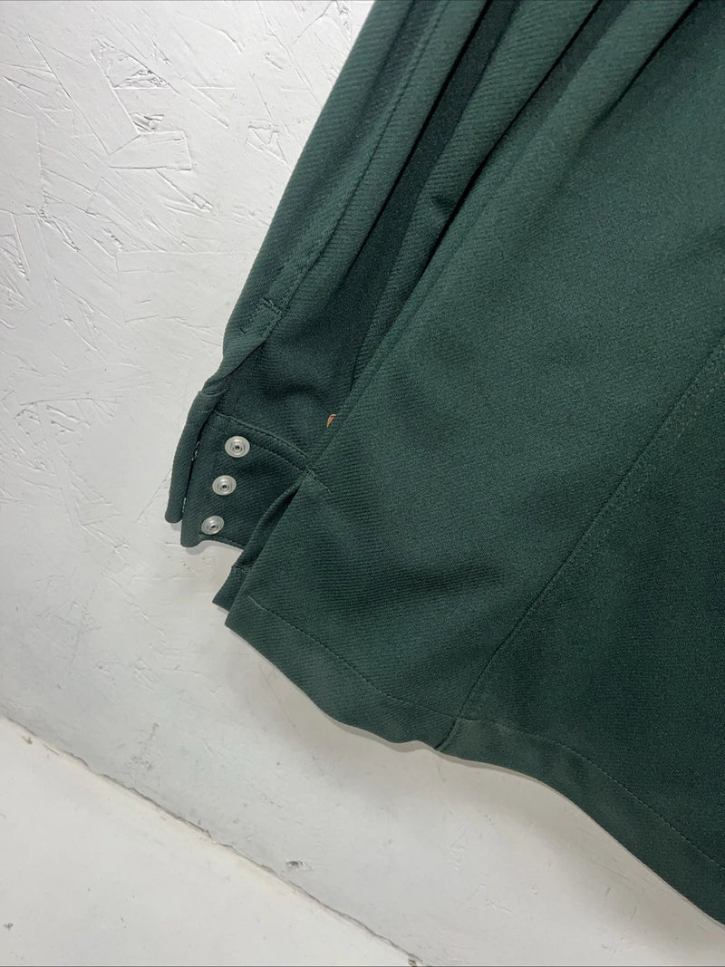 New Women’s Green Lee Long Sleeve Button Up Shirt ML #13935 UU-46