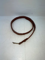 New Brown Genuine Leather Tex Tan Weaved 30” Belt #02/4564 JJ-131 