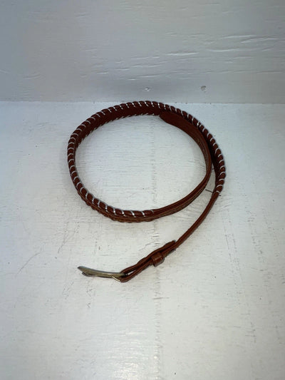 New Brown Genuine Leather Tex Tan Weaved 30” Belt #02/4564 JJ-131