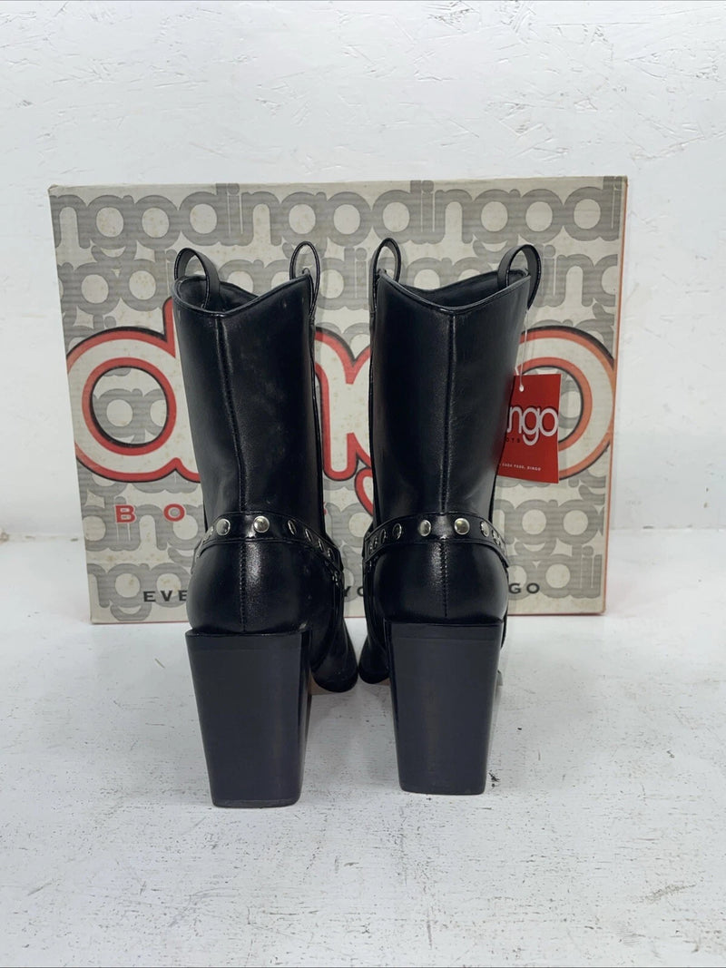 New Women’s Black Dingo Cowboy Boots. D 102270 7.5 7 1/2 M. 17-21