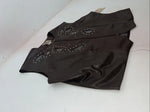 New Women’s Brown Leather 1849 Authentic Ranchwear Vest 2X #77872 WW-29