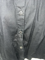 New Women’s Black Floral Wrangler Long Sleeve Button Up Shirt. Large S-36