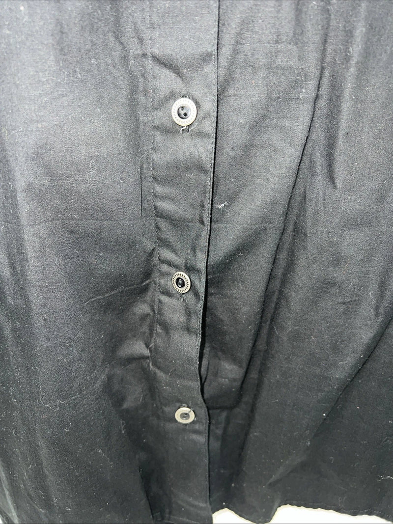 New Women’s Black Floral Wrangler Long Sleeve Button Up Shirt. Large S-36