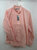 New Men’s Wayne Scott Pink Under Tux Shirt Long Sleeve Button Up Medium R-51