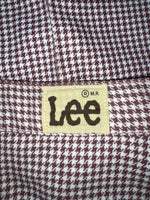 New Vintage Red And White Checkered Lee Polyester Pants #2600362 SS-74