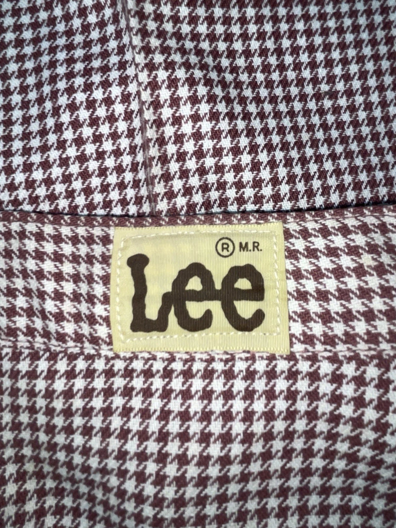 New Vintage Red And White Checkered Lee Polyester Pants #2600362 SS-74