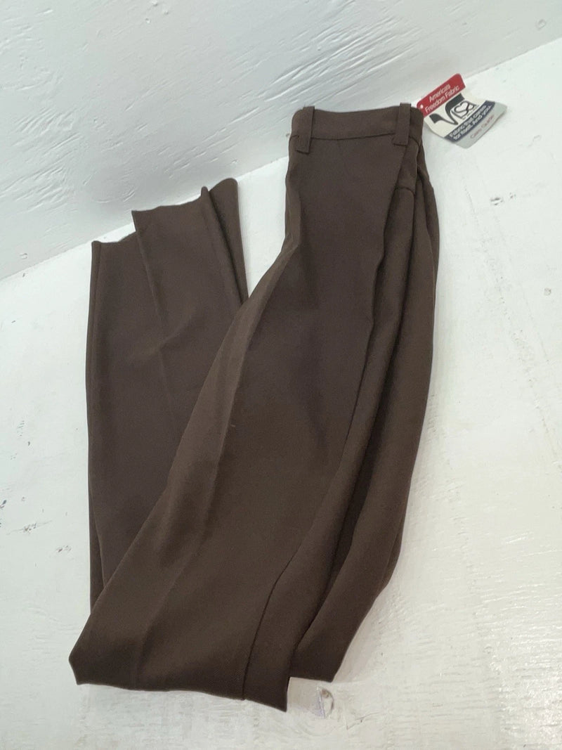New Vintage Brown Polyester Pants VV-56