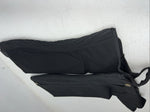 New Black Ovation Stretch Rib Half Chaps Large #464331 C-500
