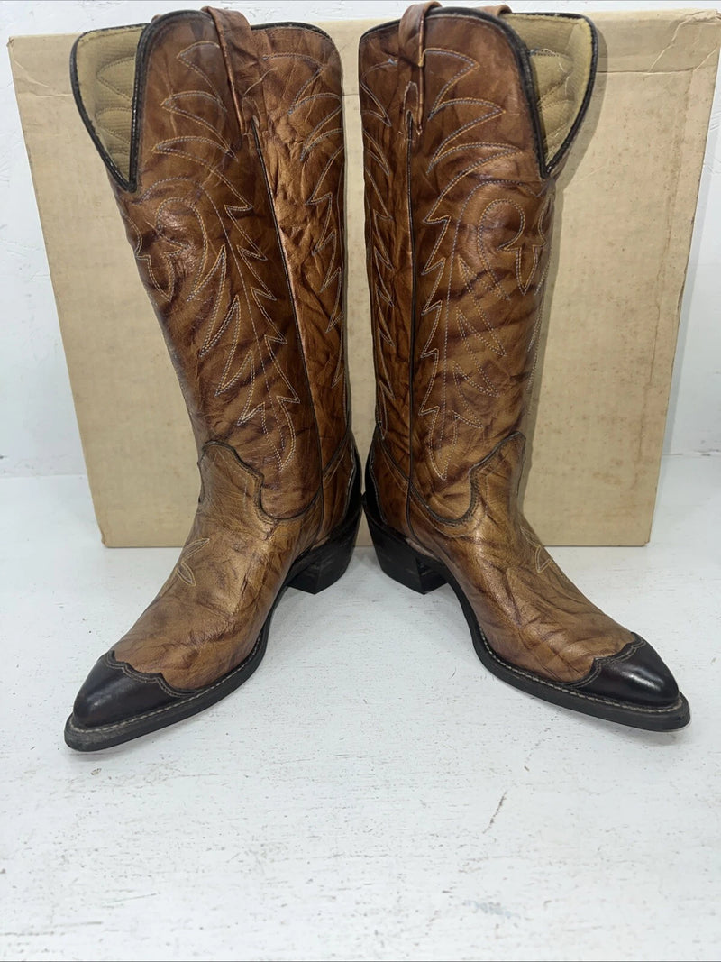 New Women’s Brown Texas Brand Cowboy Boots. L 81 6.5 6 1/2 N. 19-85