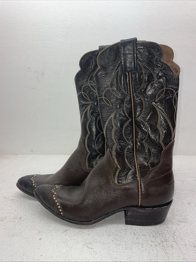 New Men’s Brown The Sanders Cowboy Boots. 7709 9 A. 4-102