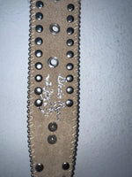 New Leopard Print Genuine Leather Blazin Roxx Bling S Belt #N1330999 Z-51