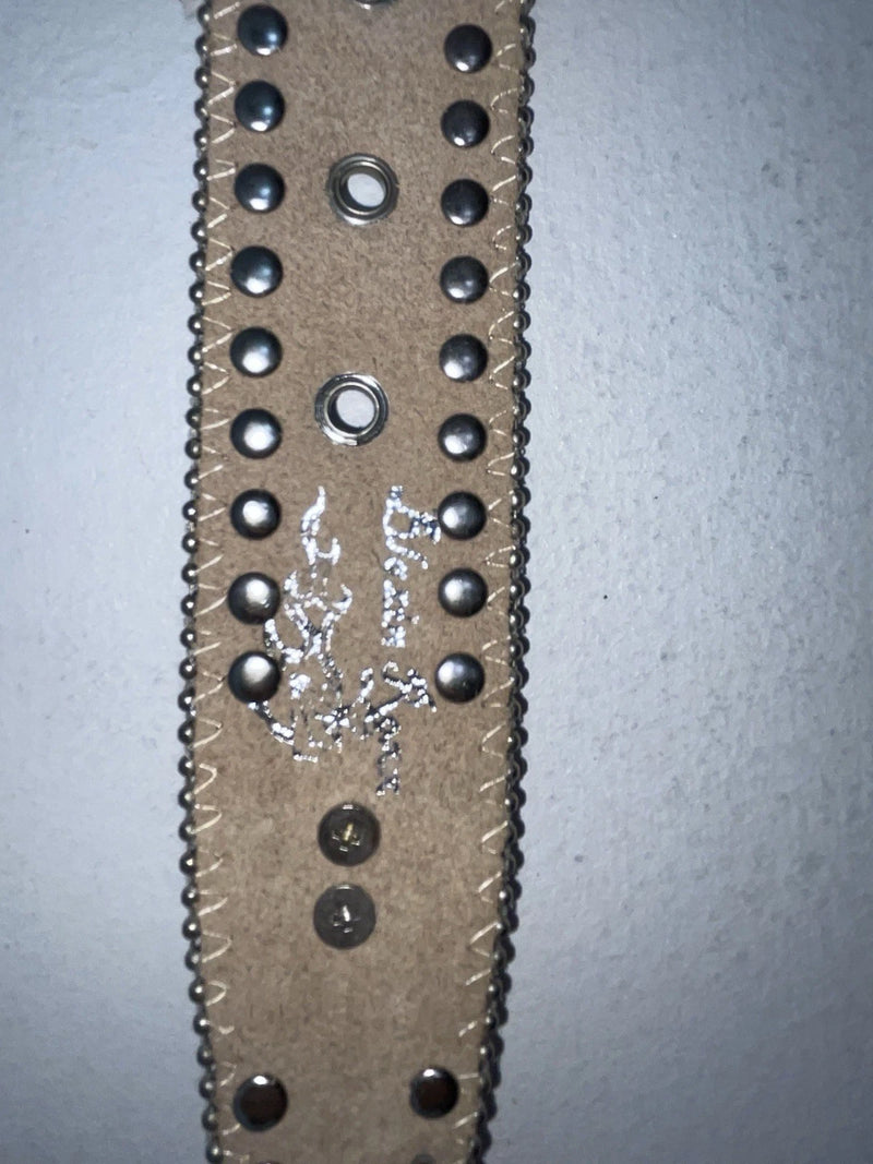 New Leopard Print Genuine Leather Blazin Roxx Bling S Belt #N1330999 Z-51