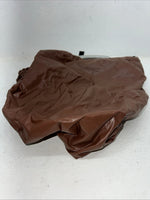 New Brown Vinyl English Saddle Cover With Handles #239976 HH-41
