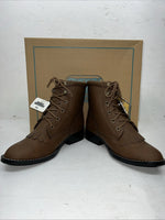 New Women’s Brown Lace Up Smoky Mountain Cowboy Boots. 6040 L 6.5 6 1/2. 19-140