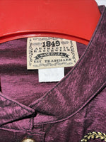 New Women’s Purple 1849 Authentic Ranchwear Short Show Jacket XS UU-73