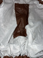New Brown Vinyl English Saddle Cover With Handles #239976 HH-41