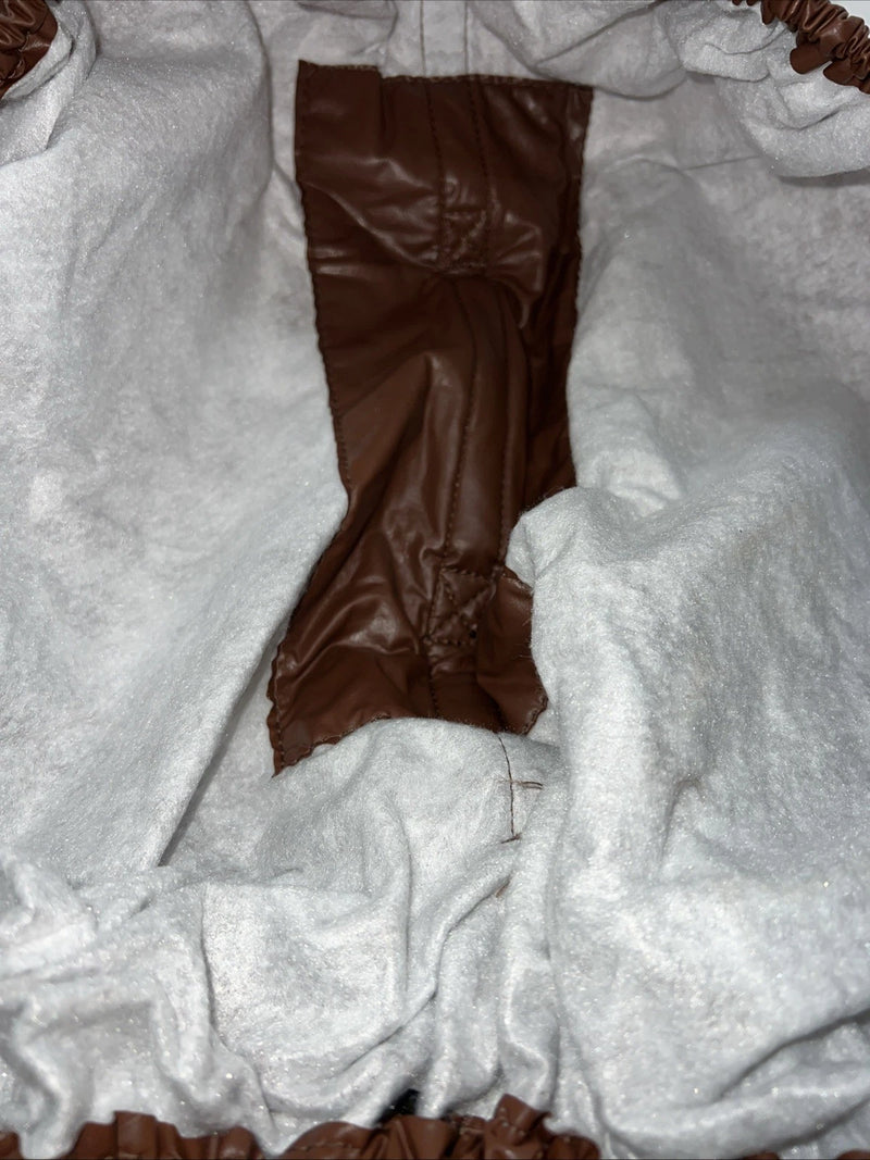 New Brown Vinyl English Saddle Cover With Handles #239976 HH-41