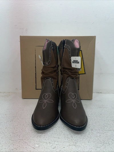New Youth Brown Smoky Mountain Cowboy Boots. 1122 C 3. 22-104