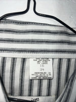 New Men’s Stripped Champion Westerns Pearl Snap Long Sleeve Shirt. 16x34 L P-26