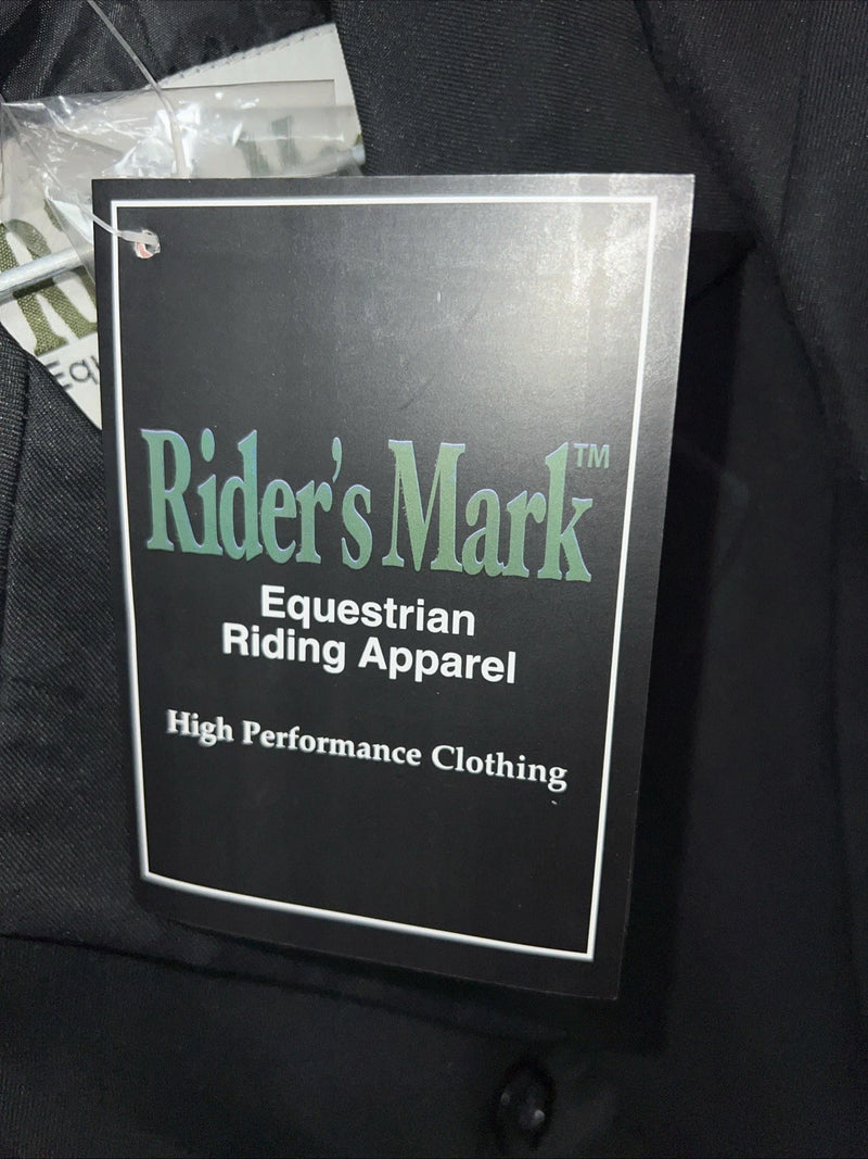 New Women’s Riders Mark Black Riding Coat 12R 23-37000 JJ-606