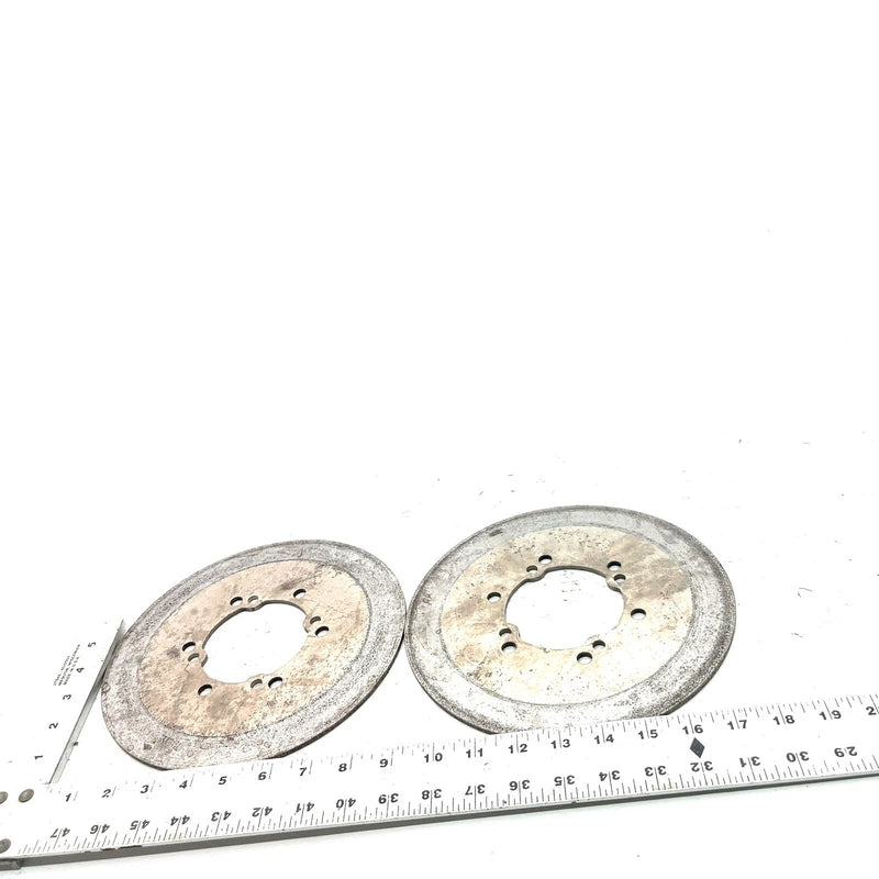 90-93 Polaris Trail Boss 350L 4X4 OEM Solid Front Brake Rotor Pair 5242935 AP222