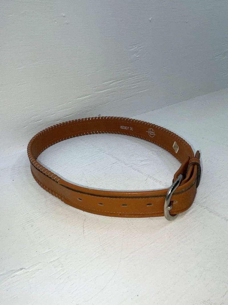 New Brown Genuine Leather Longhorn Weaved 30” Belt #82807 JJ-128