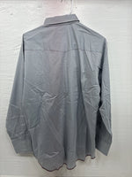 New Men’s Dee-Cee Grey Red Long Sleeve Pearl Snap 16.5 X 33 Large X-65