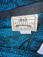 New Women’s Blue 1849 Authentic Ranchwear Cut Off Zip Up Vest XS #77872 3B-71