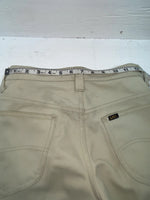 New Vintage Cream Lee Polyester Pants #2084612 3A-33